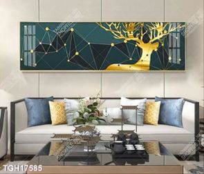 Tranh ghép tôn vẻ đẹp mảng tường trắng