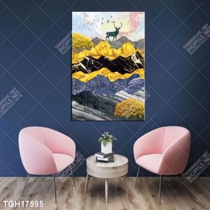 Tranh decor 3D trang trí độc đáo