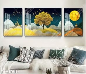 Tranh ghép tráng gương treo trang trí tường