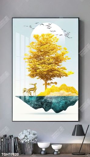 Tranh treo tường phòng khách mẫu mới nhất