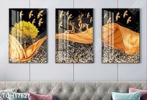 Tranh treo tường 3D đẹp cho phòng khách hiện đại