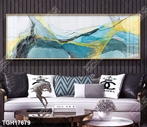 Tranh canvas decor phòng khách đẹp hiện đại