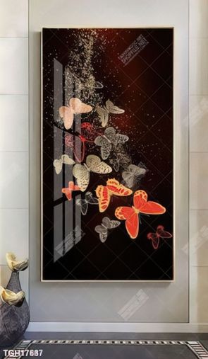 Tranh ghép 3d in vải canvas