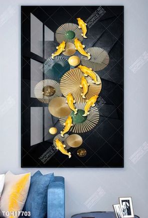 Tranh ghép tráng gương treo trang trí tường