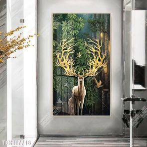 Tranh canvas decor phòng khách đẹp hiện đại