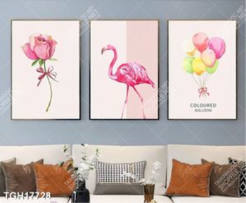 Tranh treo phòng khách đẹp ghép bộ