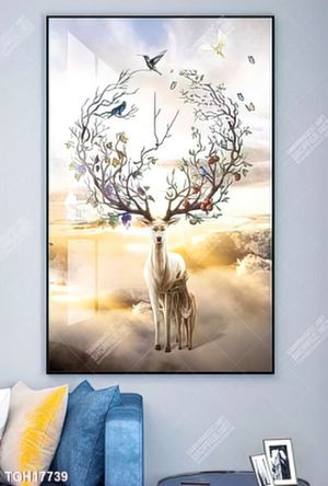 Tranh decor phong cách nội thất tối giản
