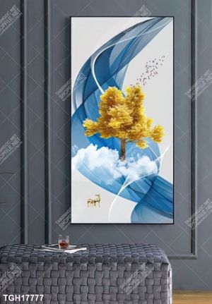Tranh ghép theo bộ trang trí tường nhà độc đáo
