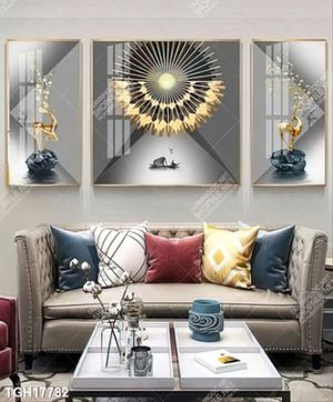 Tranh decor phong cách nội thất tối giản