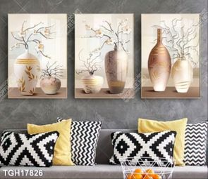 Tranh ghép 3d in vải canvas