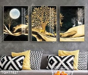 Tranh ghép tráng gương treo trang trí tường