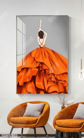 Tranh ghép 3d in vải canvas
