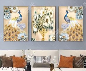 Tranh treo tường ghép bộ nhiều tấm đẹp hiện đại
