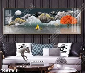 Tranh treo tường ghép bộ nhiều tấm đẹp hiện đại