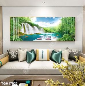 Tranh treo phòng khách đẹp ghép bộ