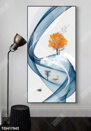 Tranh canvas decor phòng khách đẹp hiện đại