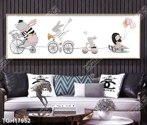 Tranh ghép tráng gương treo trang trí tường