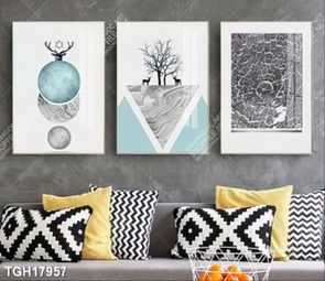 Tranh treo tường phòng khách đẹp, sang trọng và hiện đại