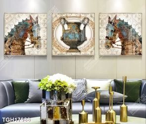 Tranh ghép 3d in vải canvas
