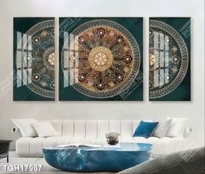Tranh ghép tráng gương treo trang trí tường