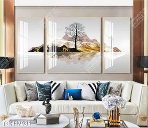Tranh canvas decor phòng khách đẹp hiện đại