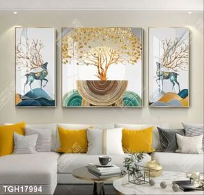 Tranh ghép tráng gương treo trang trí tường