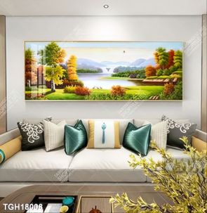 Tranh ghép 3d in vải canvas