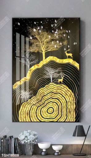 Tranh ghép tráng gương treo trang trí tường