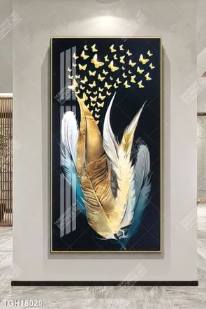 Tranh ghép theo bộ trang trí tường nhà độc đáo