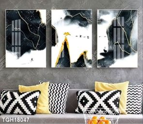 Tranh decor phong cách nội thất tối giản