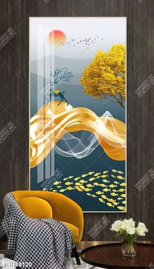 Tranh ghép tráng gương treo trang trí tường