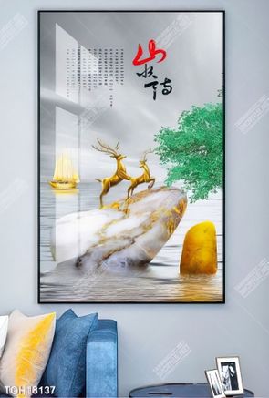 Tranh treo tường ghép bộ nhiều tấm đẹp hiện đại