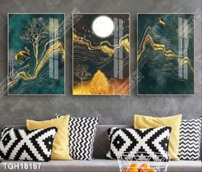 Tranh treo tường phòng khách đẹp, sang trọng và hiện đại