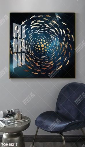 Tranh decor phong cách nội thất tối giản