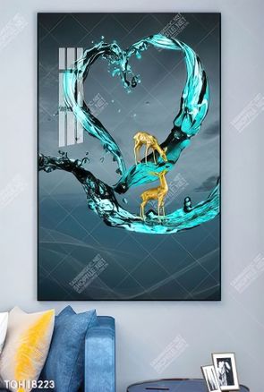 Tranh decor 3D trang trí độc đáo