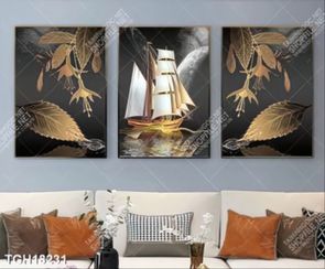 Tranh treo tường ghép bộ nhiều tấm đẹp hiện đại