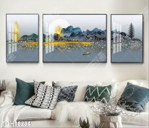 Tranh treo tường phòng khách đẹp, sang trọng và hiện đại