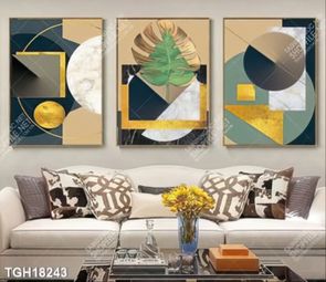 Tranh decor phong cách nội thất tối giản