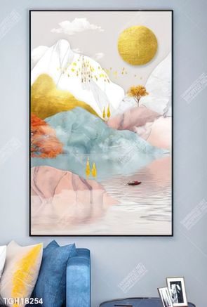 Tranh ghép 3d in vải canvas