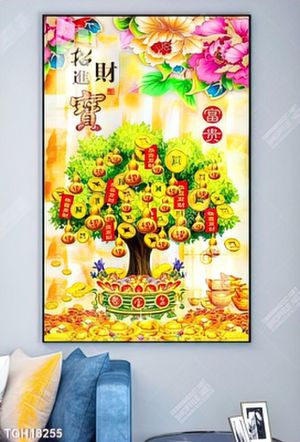 Tranh ghép tráng gương treo trang trí tường