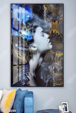 Tranh ghép 3d in vải canvas