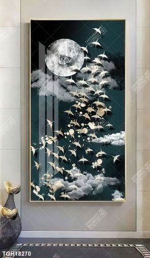 Tranh ghép tráng gương treo trang trí tường