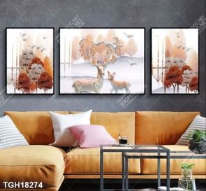 Tranh treo tường phòng khách mẫu mới nhất