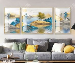 Tranh decor phong cách nội thất tối giản