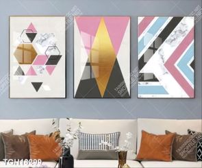 Tranh ghép theo bộ trang trí tường nhà độc đáo