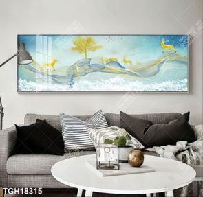 Tranh ghép 3d in vải canvas