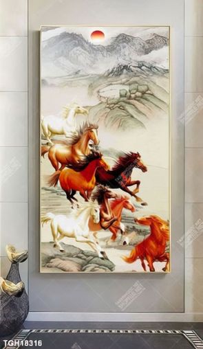 Tranh ghép tráng gương treo trang trí tường
