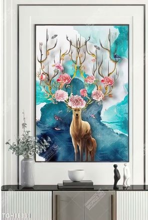 Tranh ghép tráng gương treo trang trí tường
