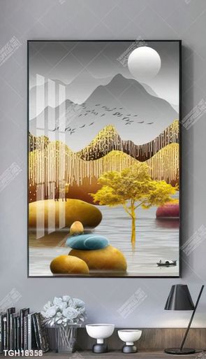 Tranh ghép tráng gương treo trang trí tường