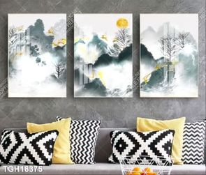 Tranh treo tường ghép bộ nhiều tấm đẹp hiện đại